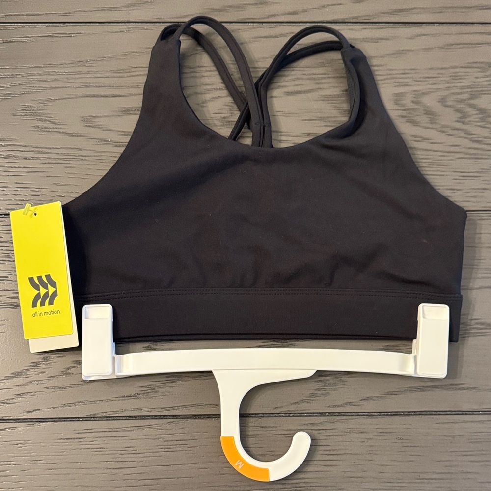 All in Motion Girls Black Sports Bra